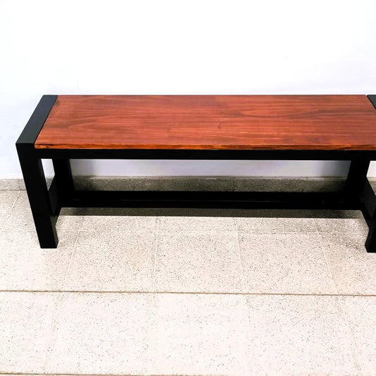 Banco hierro y madera
