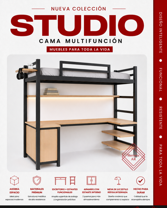Cama multifunción modelo Studio