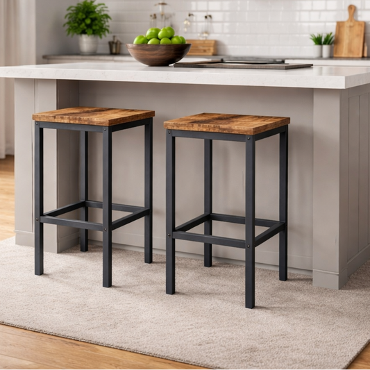 Juego de 2 taburetes simples