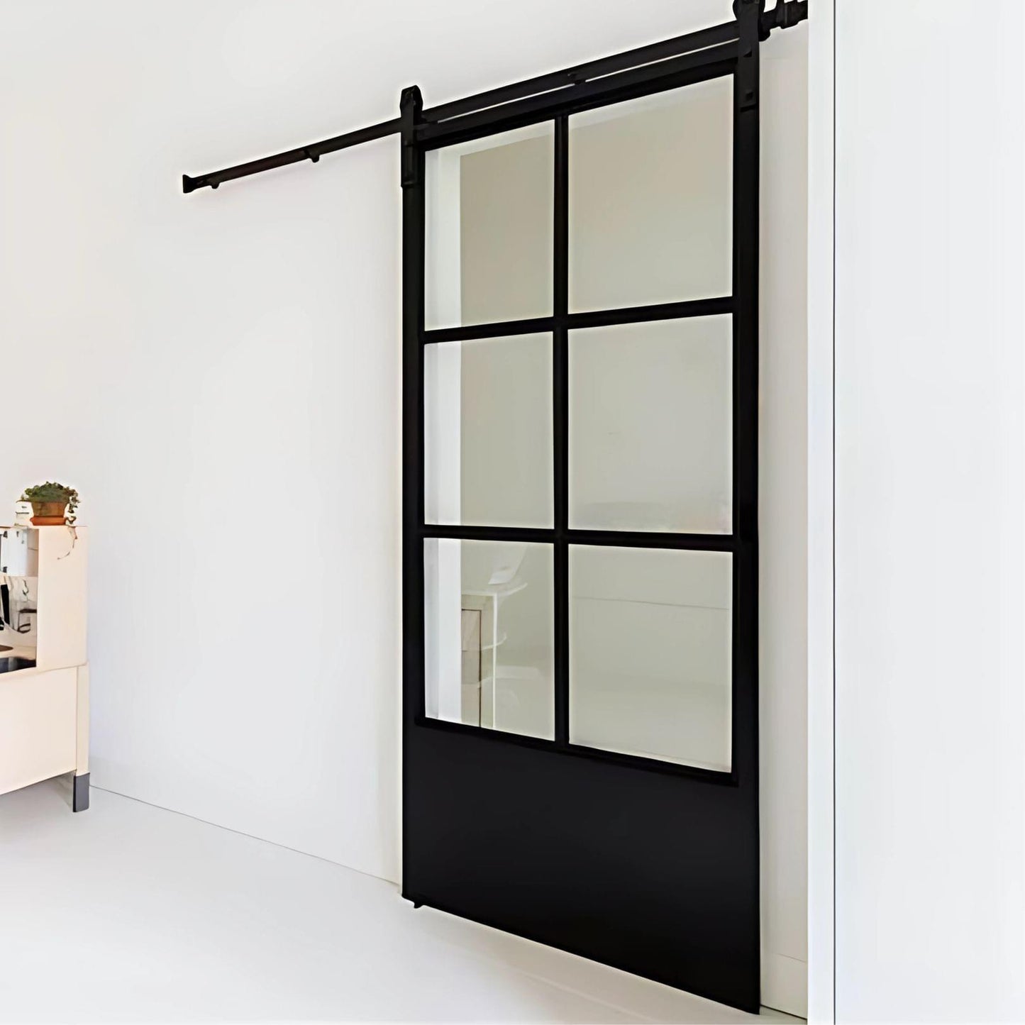 Puerta estilo granero