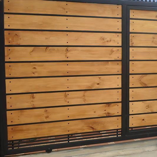 Cerramiento Hierro y madera