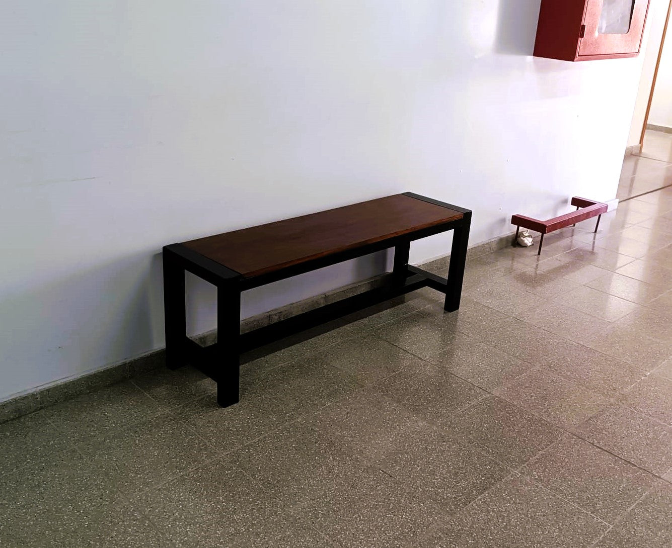 Banco hierro y madera