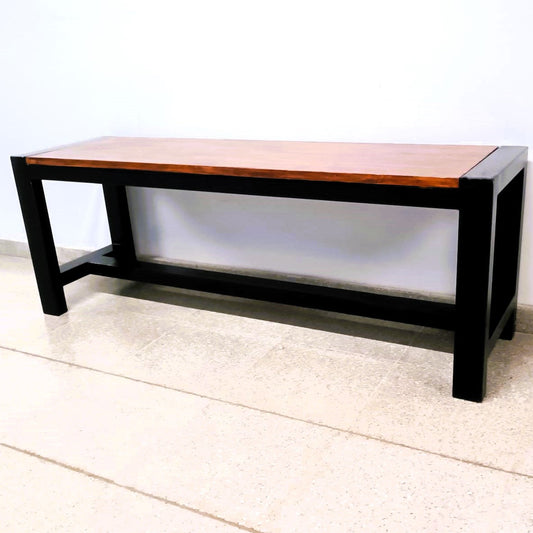 Banco hierro y madera