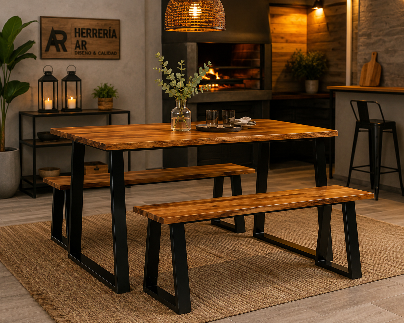 Juego de comedor modelo Petra
