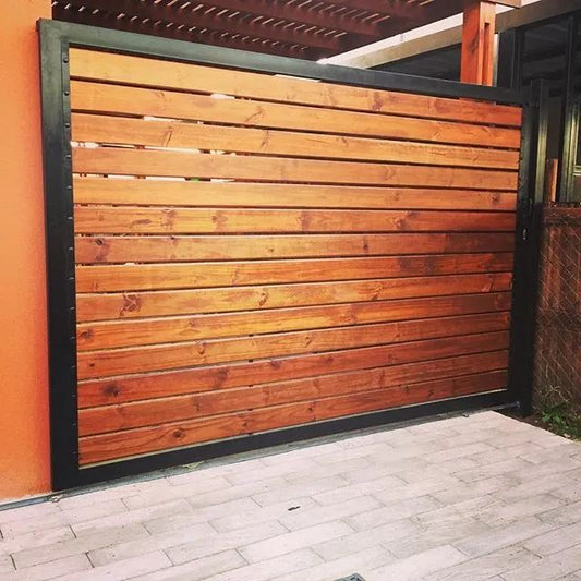 Cerramiento Hierro y madera