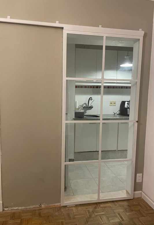 Puerta estilo granero