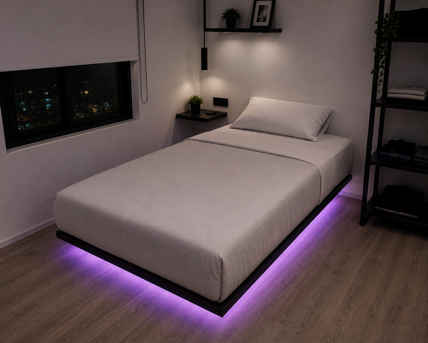 Cama Flotante 1 Plaza